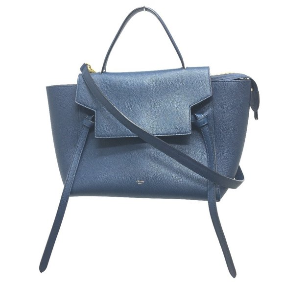 CELINE Blue Shoulder Bag - Picture 1 of 15